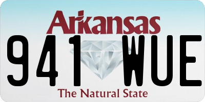 AR license plate 941WUE