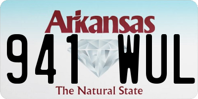 AR license plate 941WUL