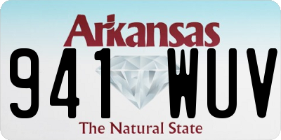 AR license plate 941WUV