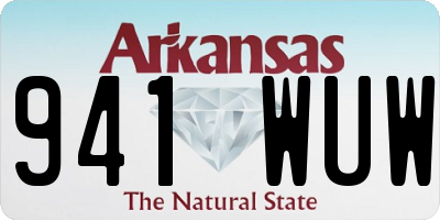 AR license plate 941WUW