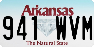 AR license plate 941WVM