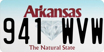 AR license plate 941WVW