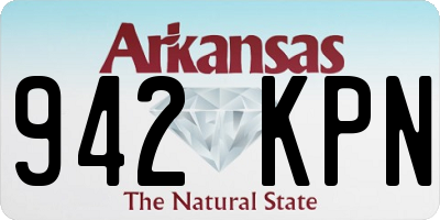 AR license plate 942KPN