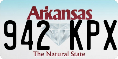 AR license plate 942KPX