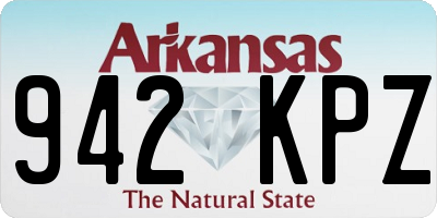 AR license plate 942KPZ