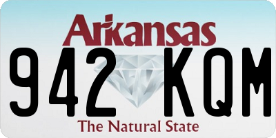 AR license plate 942KQM