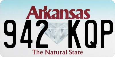 AR license plate 942KQP