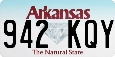 AR license plate 942KQY