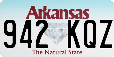 AR license plate 942KQZ