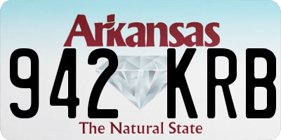 AR license plate 942KRB