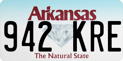 AR license plate 942KRE