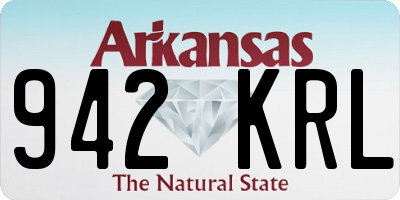 AR license plate 942KRL
