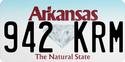 AR license plate 942KRM
