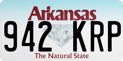 AR license plate 942KRP
