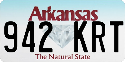 AR license plate 942KRT
