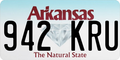 AR license plate 942KRU