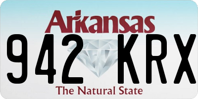 AR license plate 942KRX