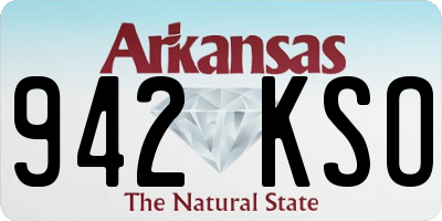 AR license plate 942KSO
