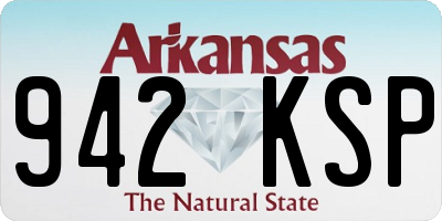 AR license plate 942KSP
