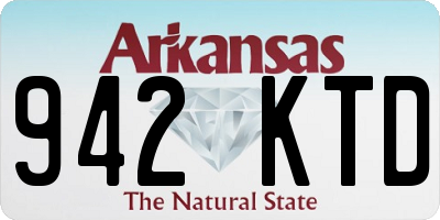 AR license plate 942KTD