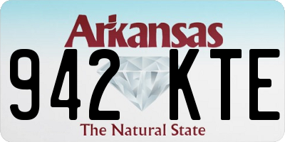 AR license plate 942KTE