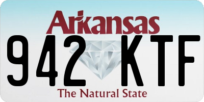 AR license plate 942KTF