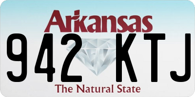 AR license plate 942KTJ