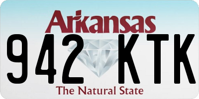 AR license plate 942KTK