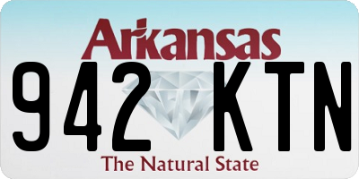 AR license plate 942KTN