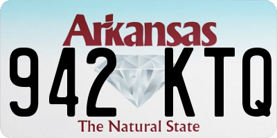 AR license plate 942KTQ