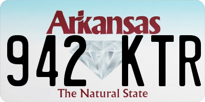 AR license plate 942KTR