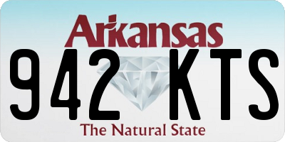 AR license plate 942KTS