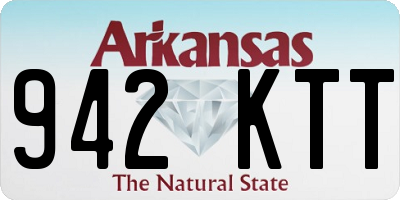 AR license plate 942KTT