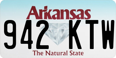 AR license plate 942KTW