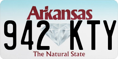 AR license plate 942KTY