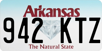 AR license plate 942KTZ