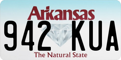 AR license plate 942KUA