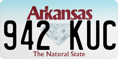 AR license plate 942KUC