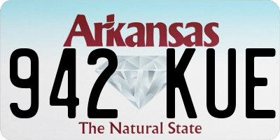 AR license plate 942KUE
