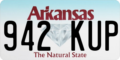 AR license plate 942KUP