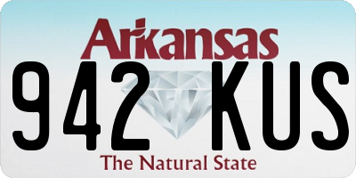 AR license plate 942KUS