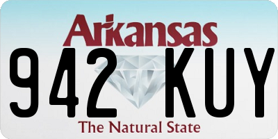 AR license plate 942KUY