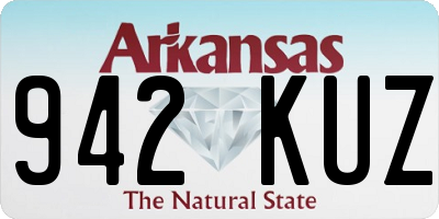 AR license plate 942KUZ