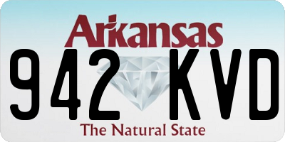 AR license plate 942KVD