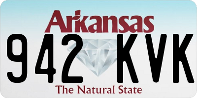 AR license plate 942KVK