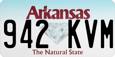 AR license plate 942KVM
