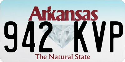 AR license plate 942KVP