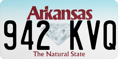 AR license plate 942KVQ