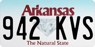 AR license plate 942KVS
