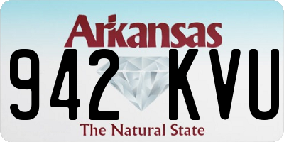 AR license plate 942KVU